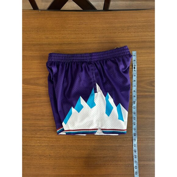 NEW Women's XL Utah Jazz NBA Mitchell & Ness x Hardwood Classics shorts MSRP $80 - Picture 4 of 5